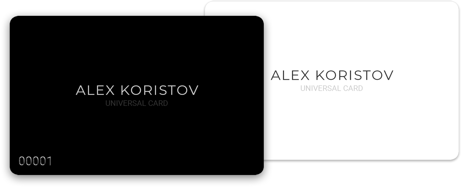 Alex Koristov Universal Card